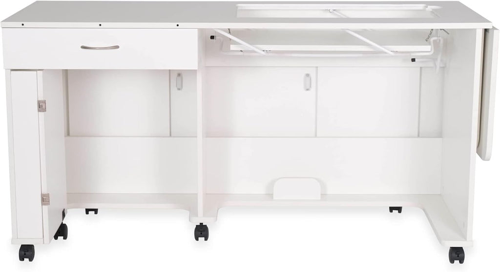 Full-Size Sewing Cabinet with Locking Wheels A49942