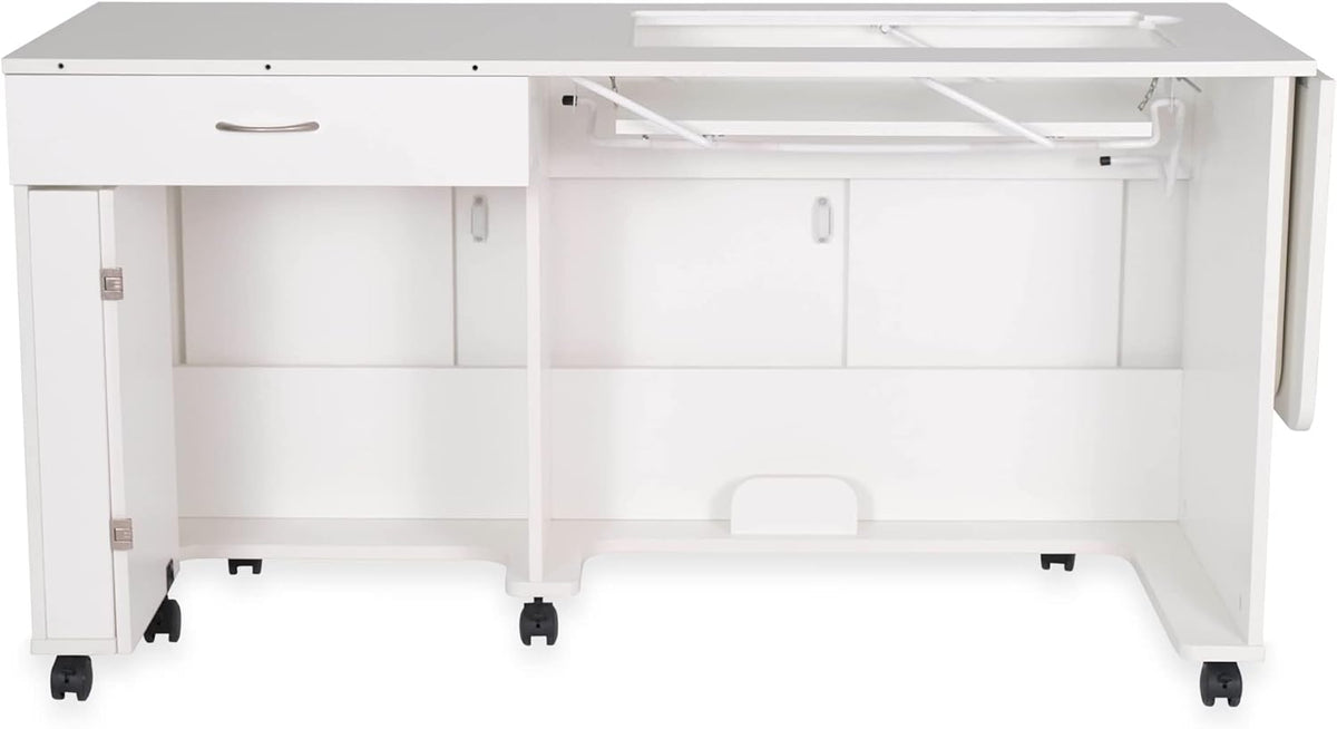 Full-Size Sewing Cabinet with Locking Wheels A49942