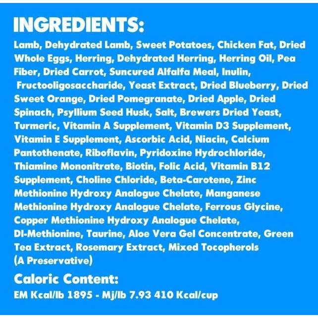 Grain Free Cat Dry Food Lamb & Blueberry X31015