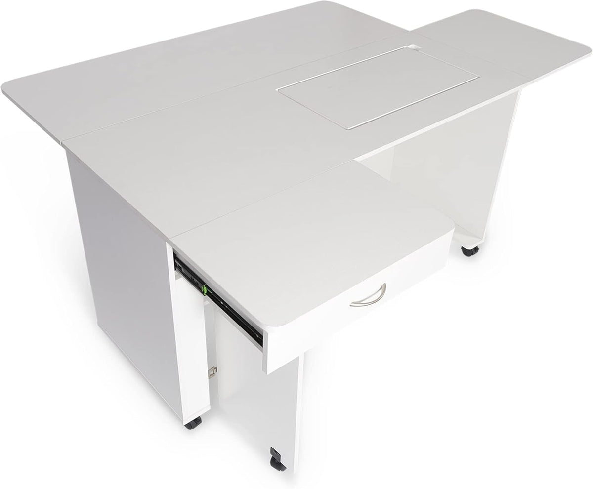 Full-Size Sewing Cabinet with Locking Wheels A49942