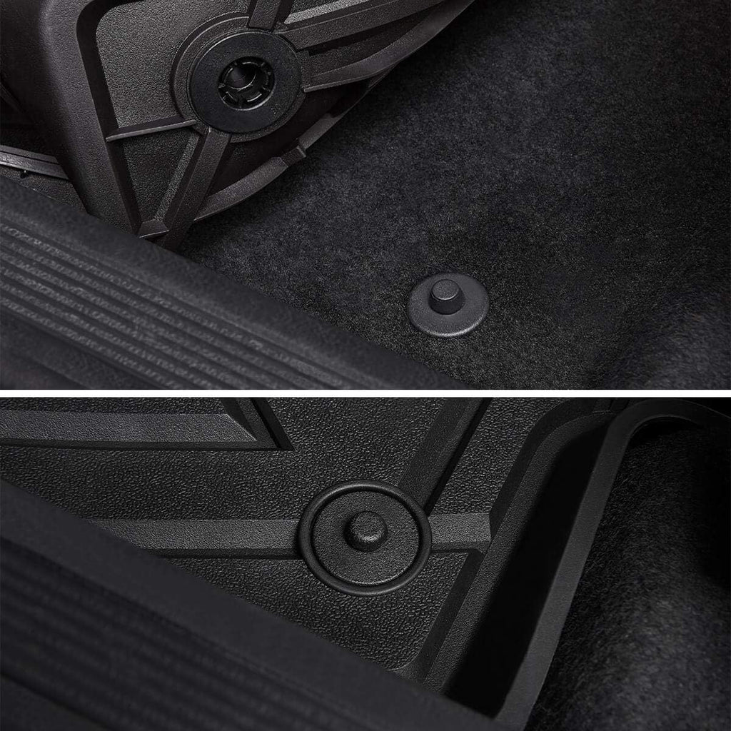 Black All Weather TPE Floor Liners J8109
