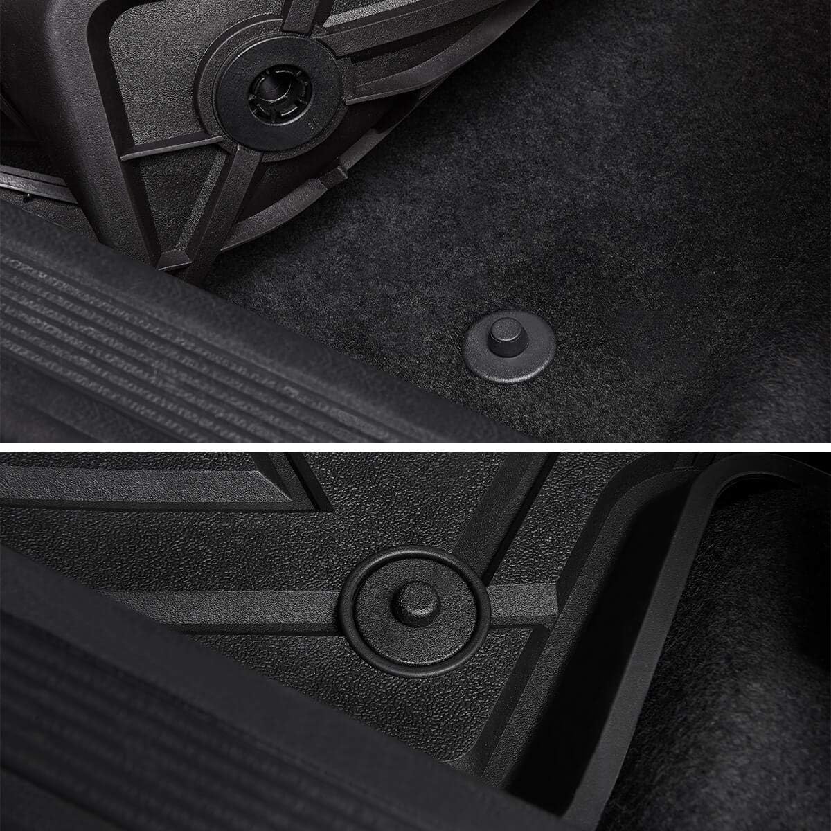 Black All Weather TPE Floor Liners J8109