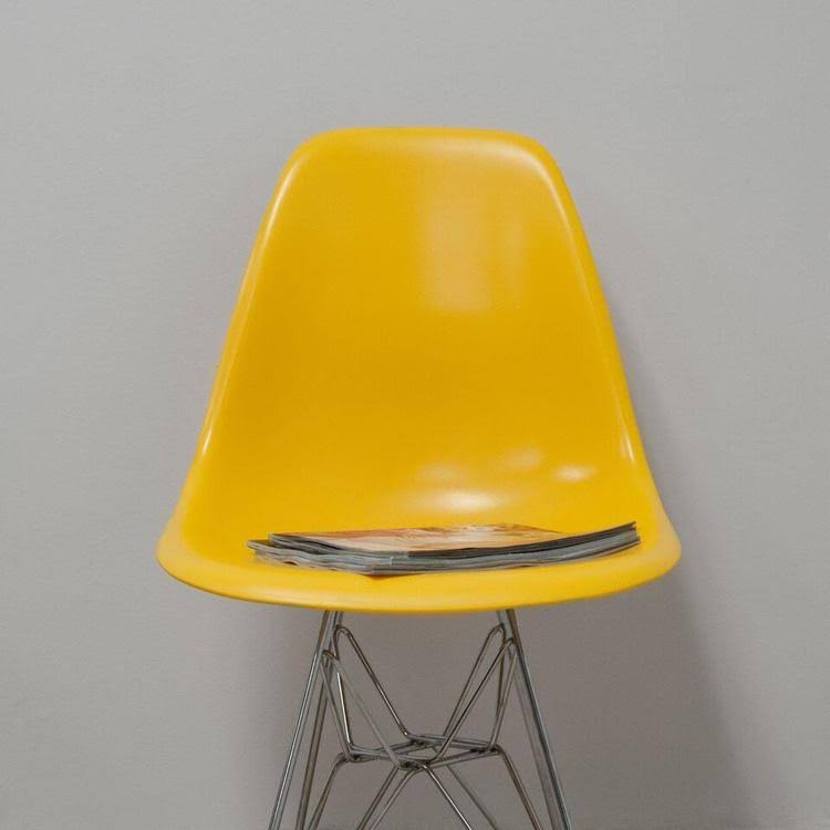 Yellow Side Chair Set of 2 L267