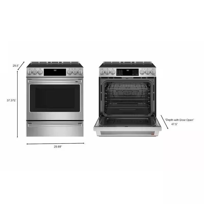30 in. 5.7 cu. ft. Slide-In Induction Range with Convection Q5401