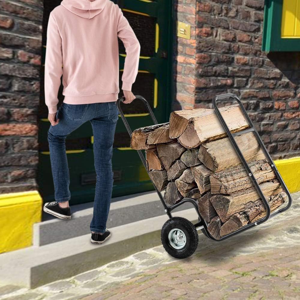Firewood Cart with Large Wheels P85973
