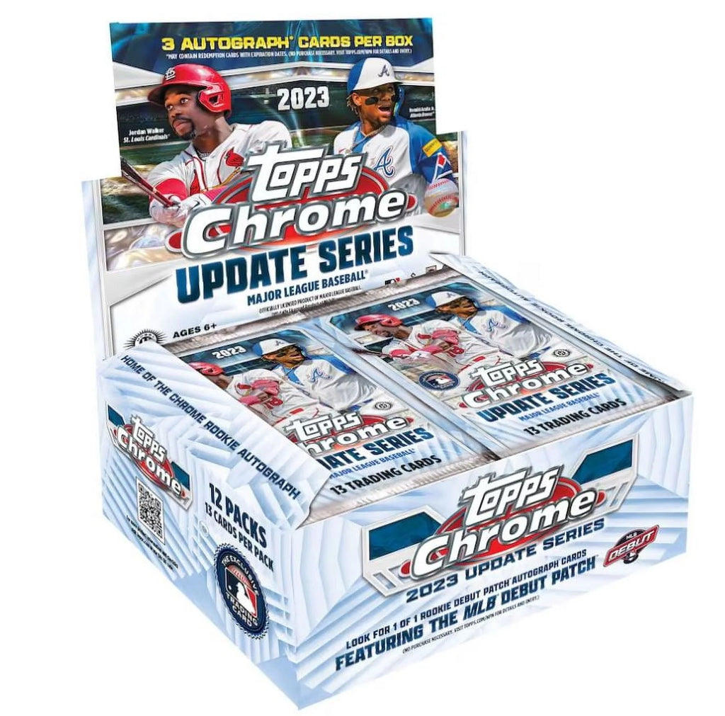 2023 Chrome Update Series Baseball Trading Card Hobby Jumbo Box W754907