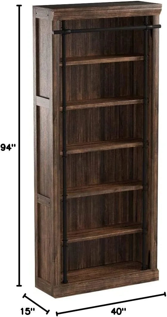 Fully Assembled Brown Bookcase D966017