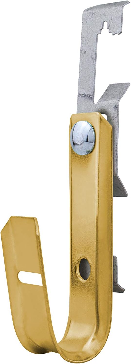 Heavy Duty Metal Cable & Wire Support J-Hook Hangers with Bat Wing Clip I58078