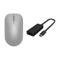 Surface Mouse Gray + USB-C to HDMI Adapter Black K96791