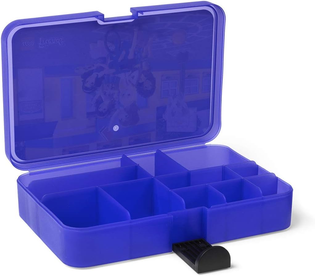 Blue Lego Sorting Box with Organizing Dividers G929