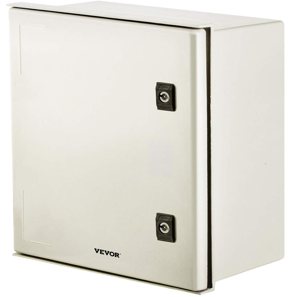 NEMA 4X Fiberglass Steel Electrical Box, 20 x 16 x 8 inches, IP66 Waterproof Hinged Junction Box P9685