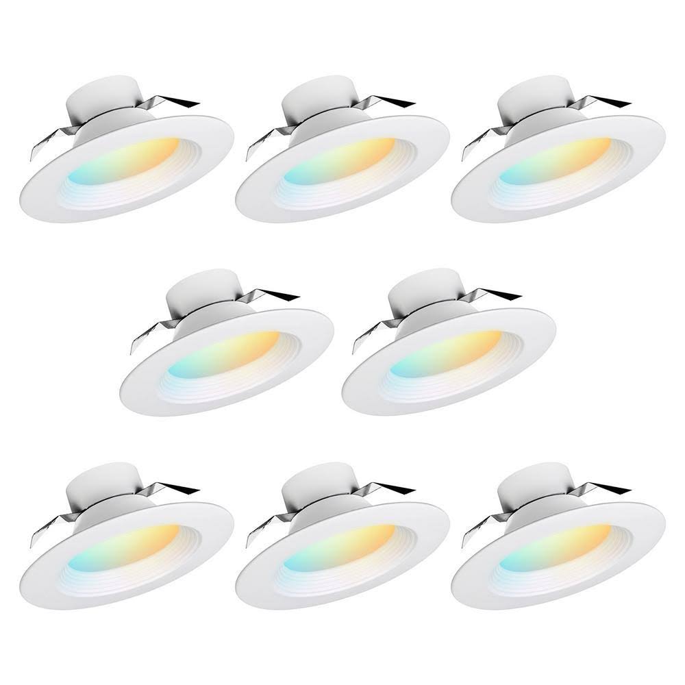 Tunable Smart Integrated Wi-Fi Dimmable LED Recessed Retrofit Trim Ceiling Light Q157