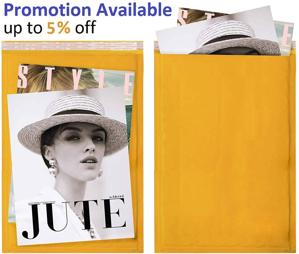 300 Pack Kraft Self Seal Bubble Mailers Padded Envelopes 10.5x22 x 15x22 R51868