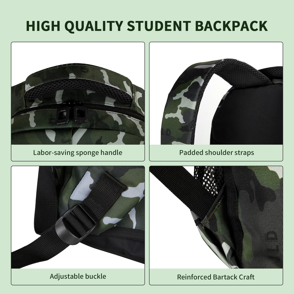 Wheeled Backpack Rolling Daypack Trolley School Bag N324522