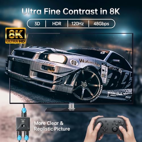 HDMI Switch 4K Bidirectional Splitter 2 in 1 Out N812