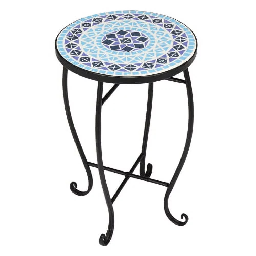 14 Round Mosaic Accent Table A890