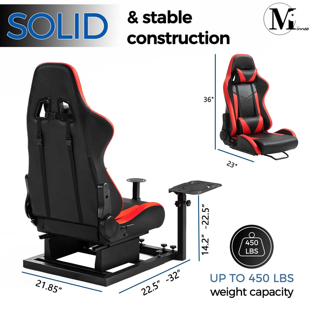 Flight Simulator Cockpit with Red Seat S597974