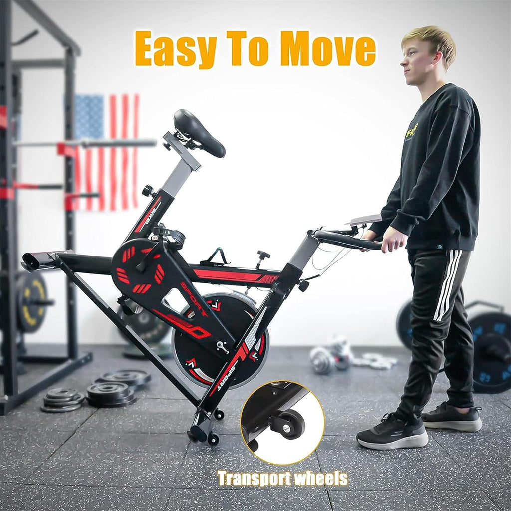 Exercise Stationary Bike with LCD Monitor S495