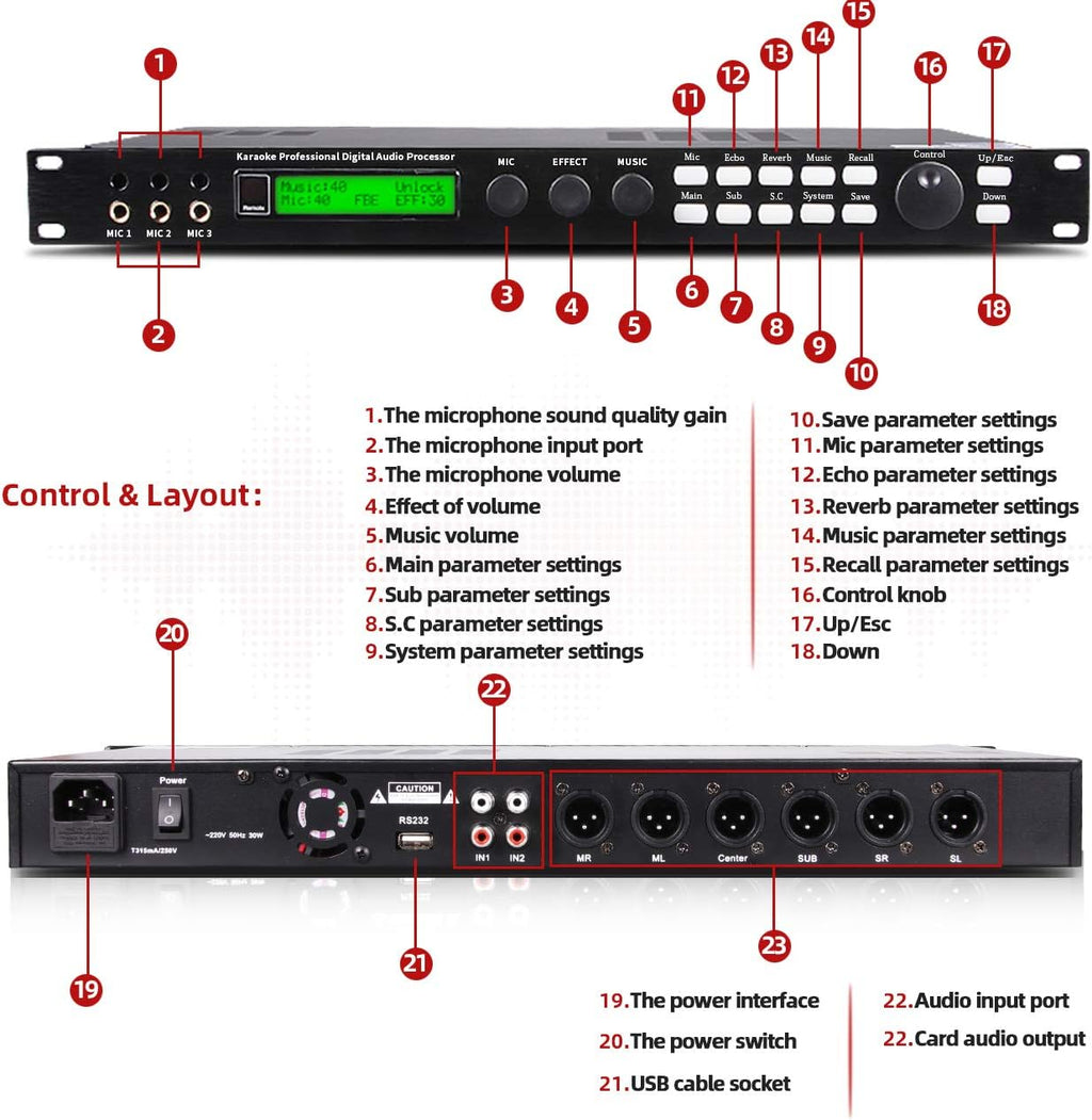 Karaoke Digital Audio Processor H79145