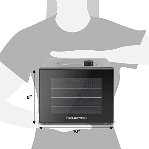 Stainless Steel Trays Food Dehydrator with Adjustable Temperature Controls H325242