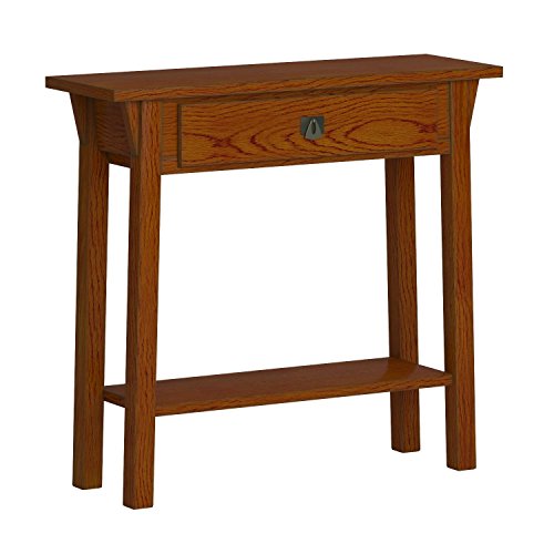 Medium Oak Solid Wood Console Table R9382