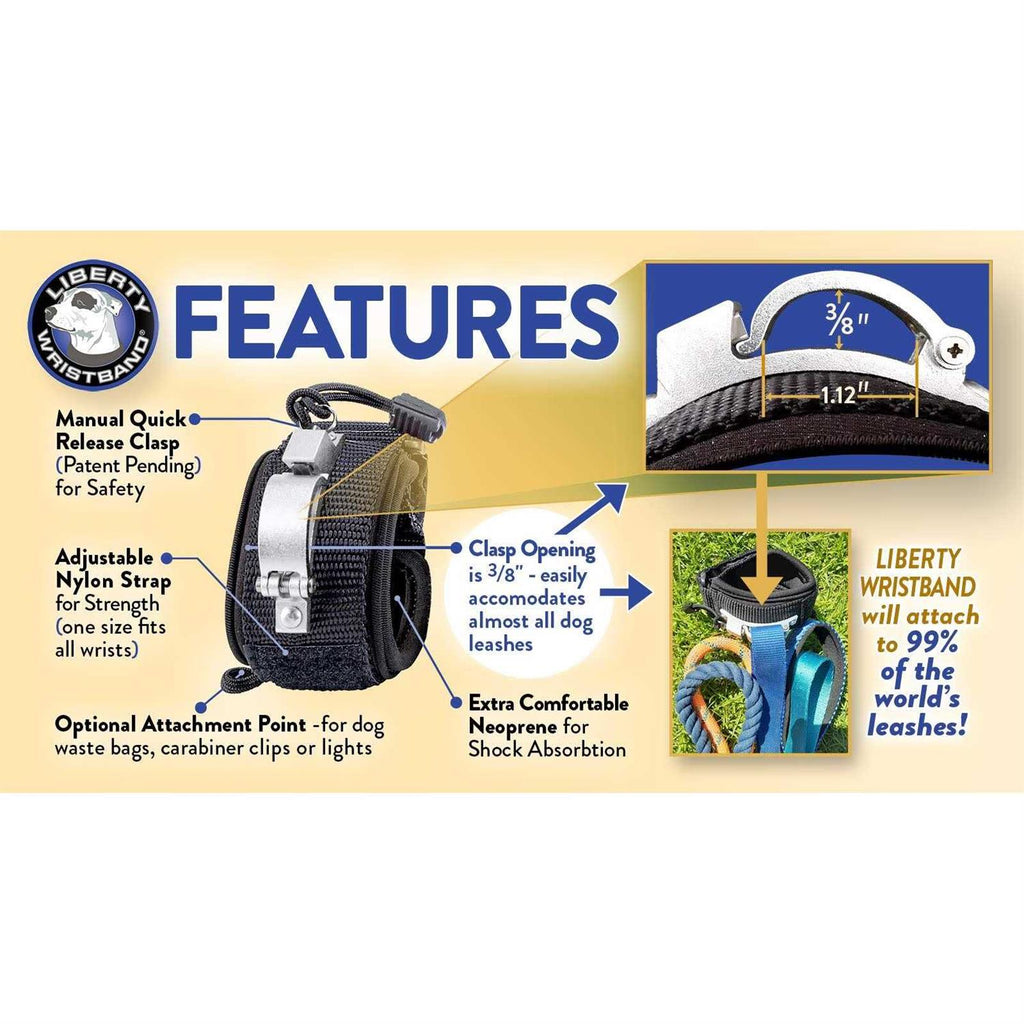 Hands Free Dog Leash Wristband Y1466