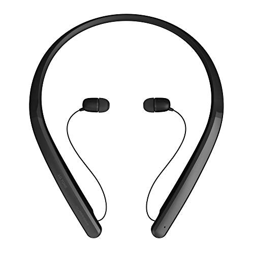 Black Wireless Bluetooth Neckband Earbuds I643396