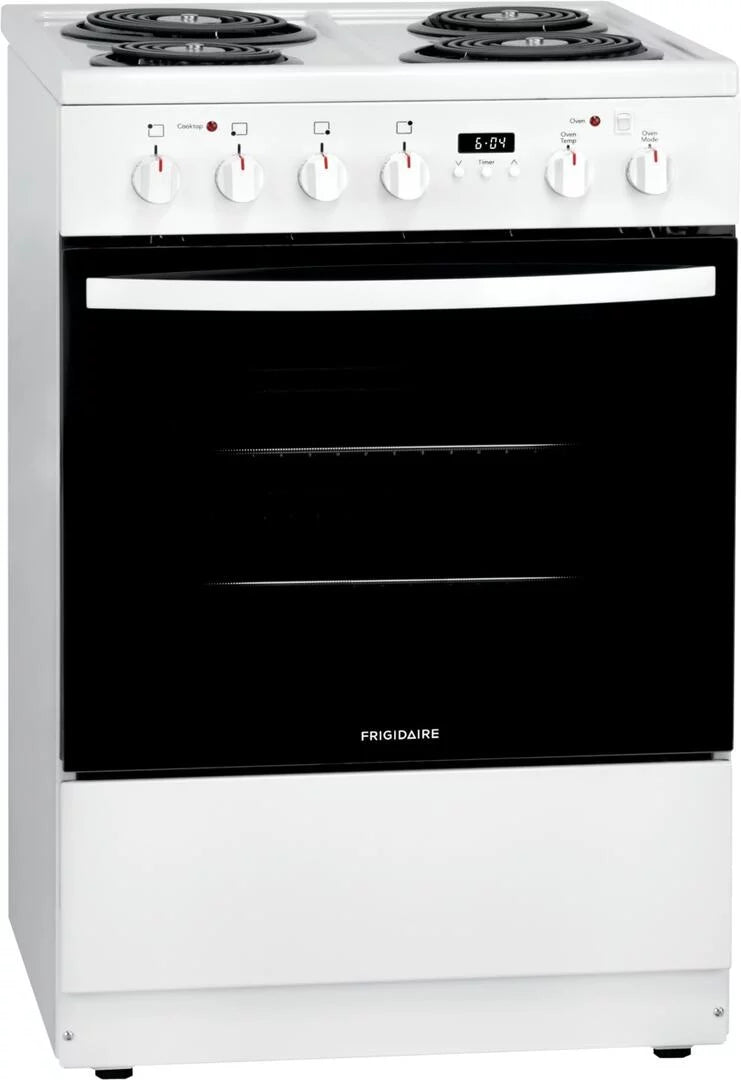 24" Freestanding Coil Electric Range Stainless Steel V238
