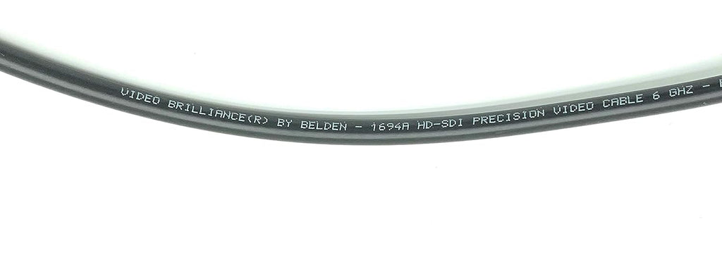 3G/6G HD SDI BNC Cable Black 50ft K2180