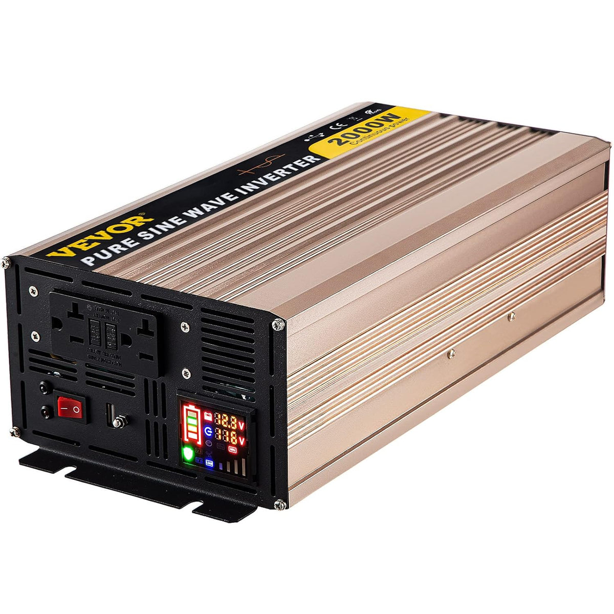 Pure Sine Wave 2000 Watt Power Inverter Y7933