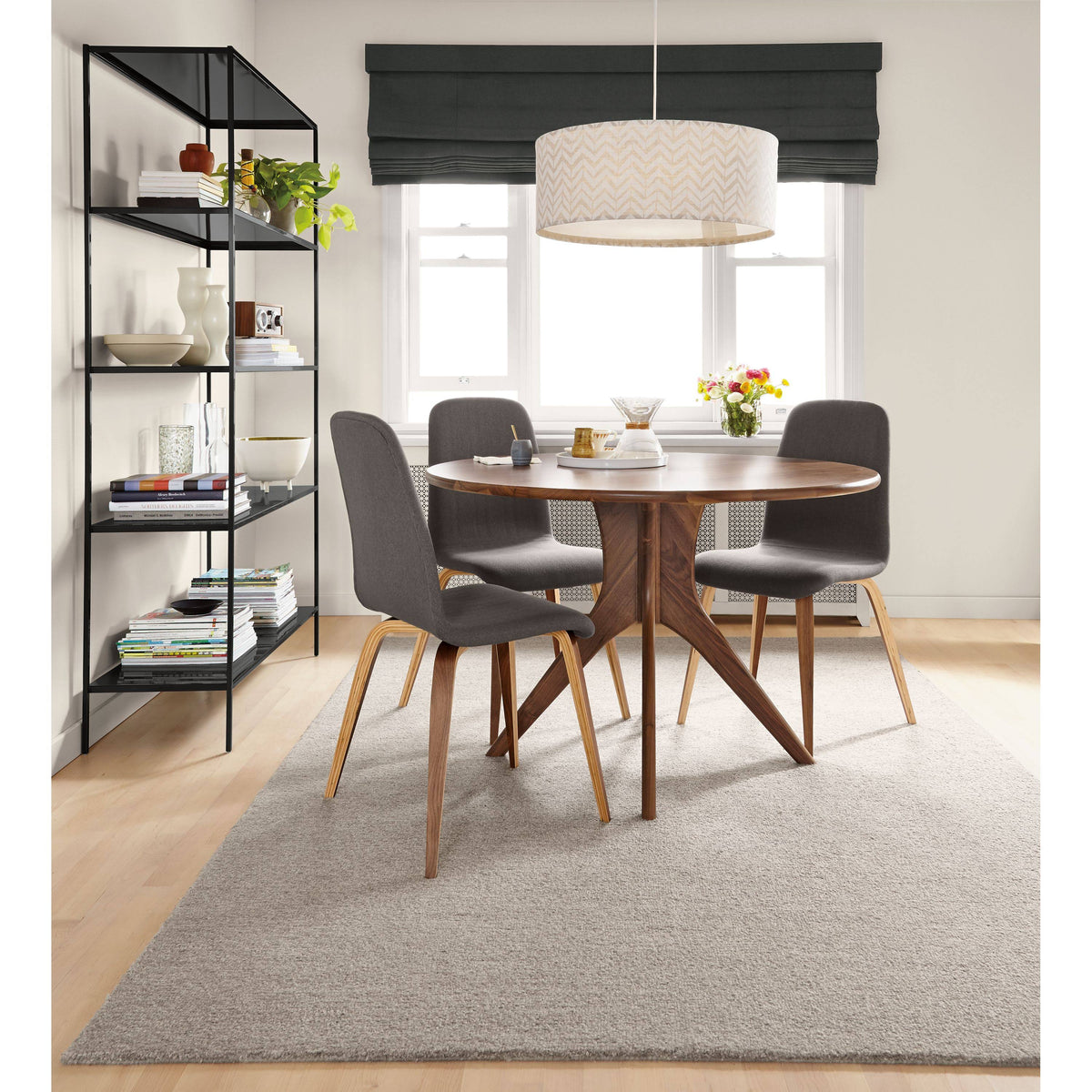 Modern Slim Bookcase Sapphire Blue X917
