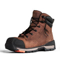 Brown 6" Waterproof Wedge Work Boot Q495547