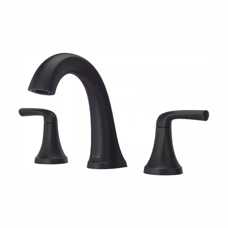 8 in. Widespread Double Handle Bathroom Faucet in Tuscan Bronze T990