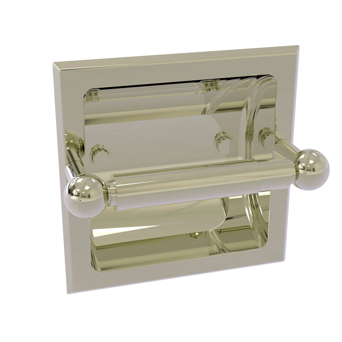 Recessed Toilet Paper Holder Polished Nickel D991