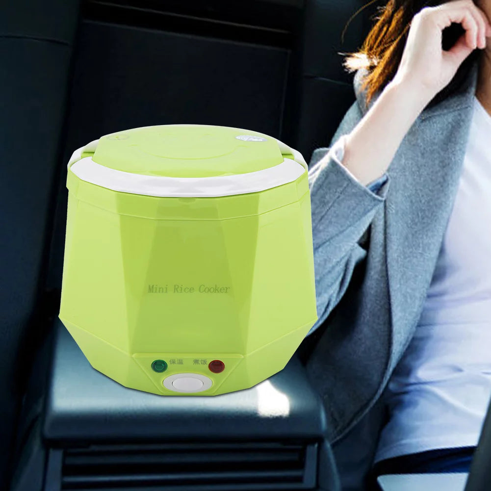 12V 100W 1.3 L Electric Portable Rice Cooker Food Steamer O3665