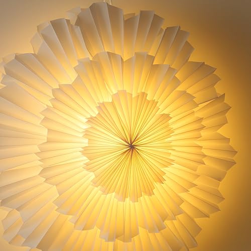 3 Pcs 15.7 Inch Christmas Paper Snowflake Lantern Set K45912