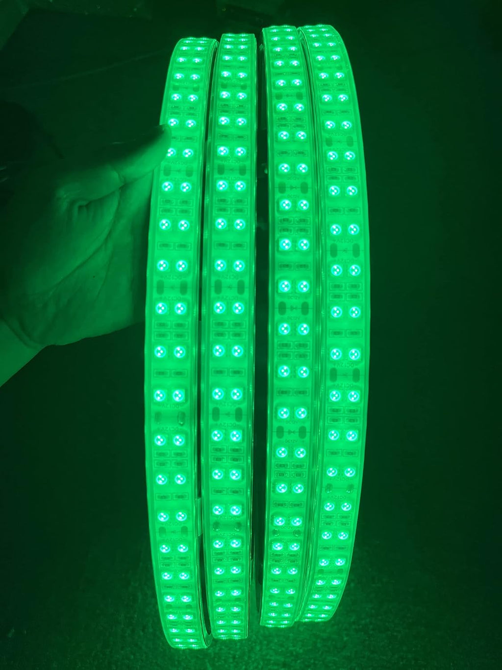 15.5" IP68 Green LED Wheel Rim Lights for Truck M807272