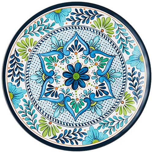 12 Piece Multicolored Melamine Dinnerware Set C24620