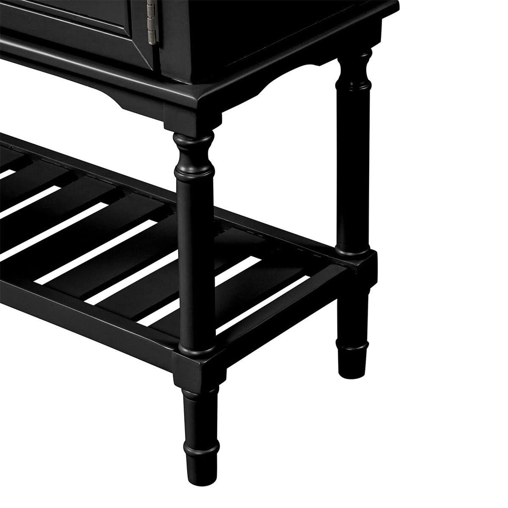 Light Green Console Table with 2 Drawers Y1777