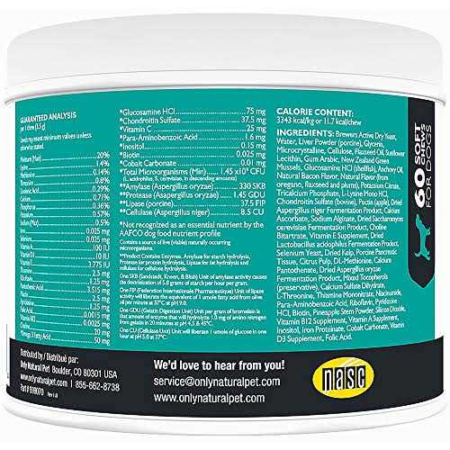 60 Chews Dog Vitamin Bites G643