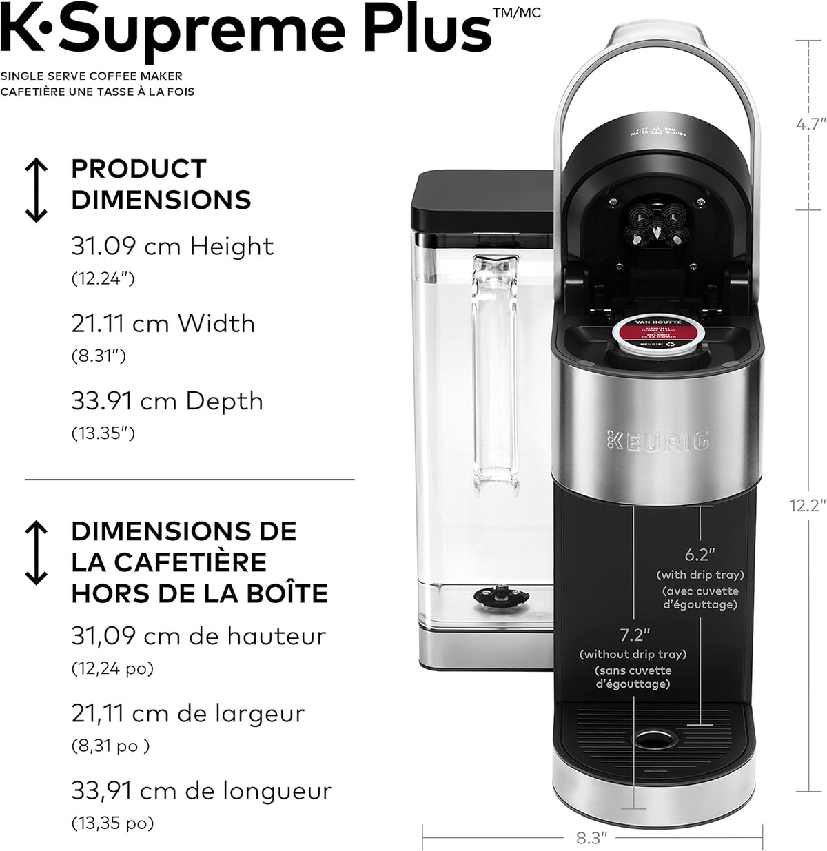 Single Serve K-Cup Pod Coffee Maker C78367
