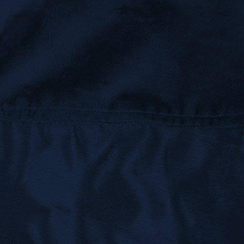 Plush Microsuede Bean Bag Sofa XL Navy V139