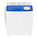 Portable 28lbs Twin Tub Semi-Automatic Washing Machine D392432