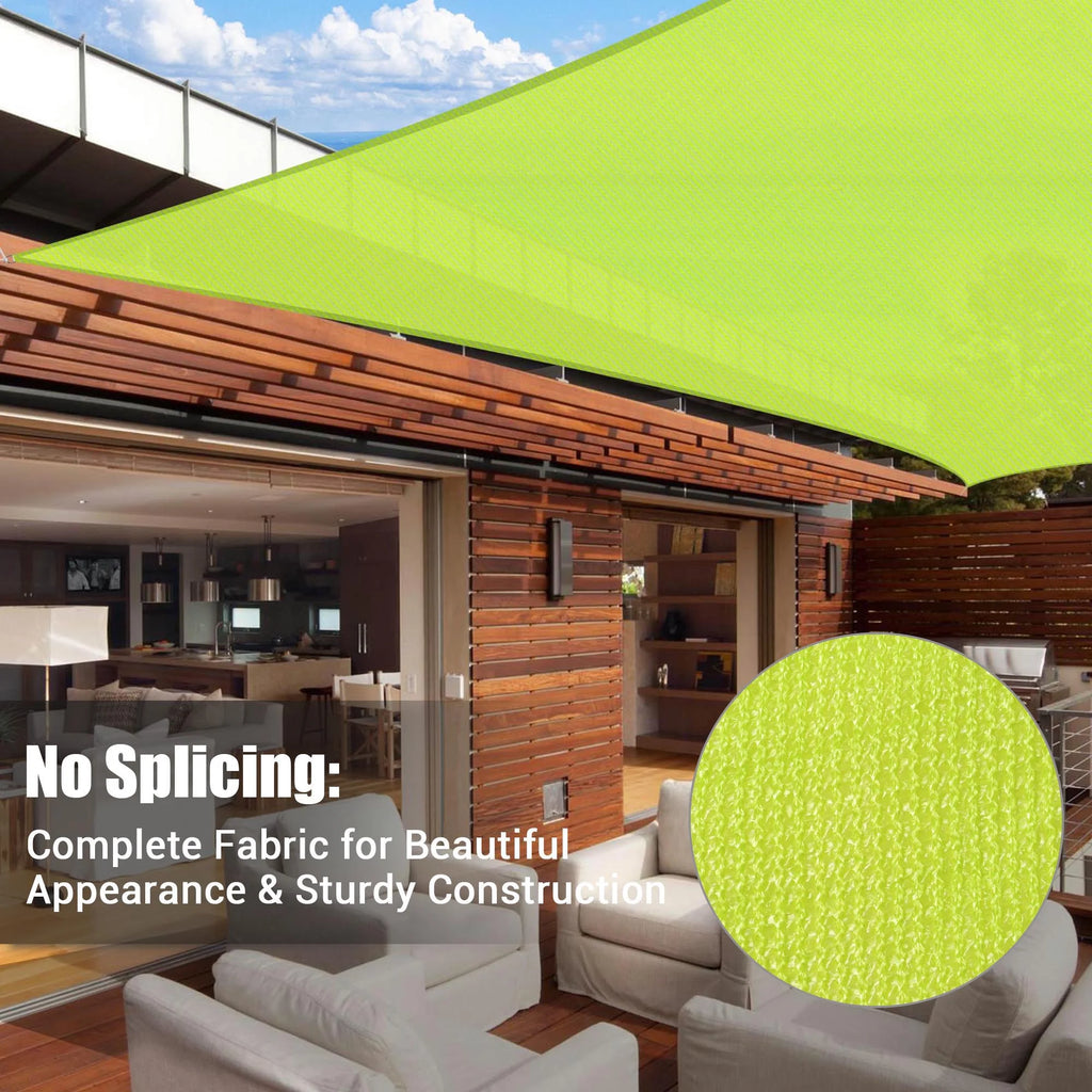 2 Pack 20x16 Ft 97% UV Block Rectangle Sun Shade Sail Canopy V1465