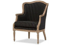 Blue Stripe Oak Accent Chair R108838