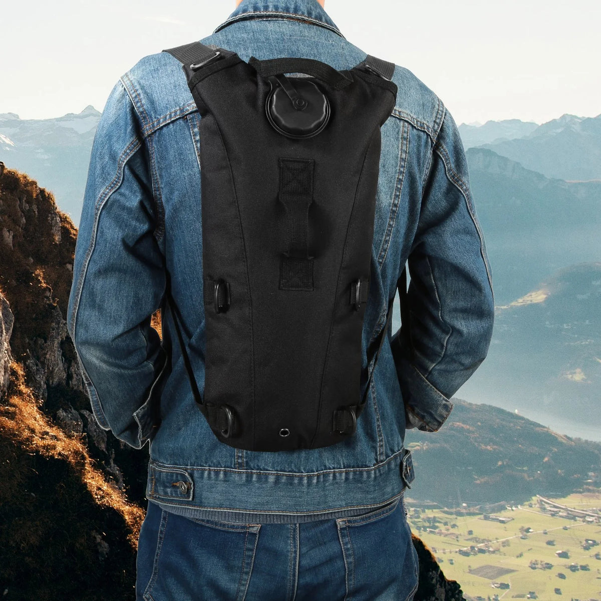 Black 3L Hydration Backpack E764
