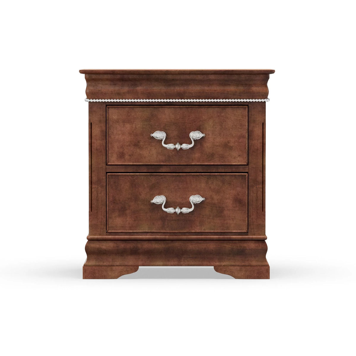 Cherry 2-Drawer Nightstand T9411