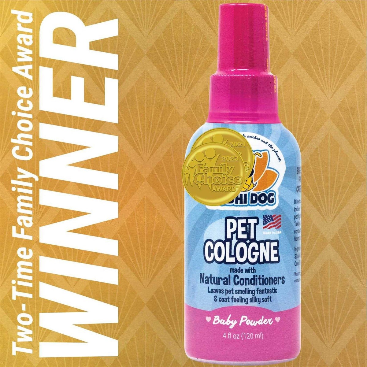 Natural Pet Cologne Body Spray for Dogs and Cats Z11424