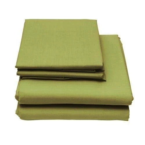6-Piece Set Deep Pocket Bed Sheets - Lime California King U631