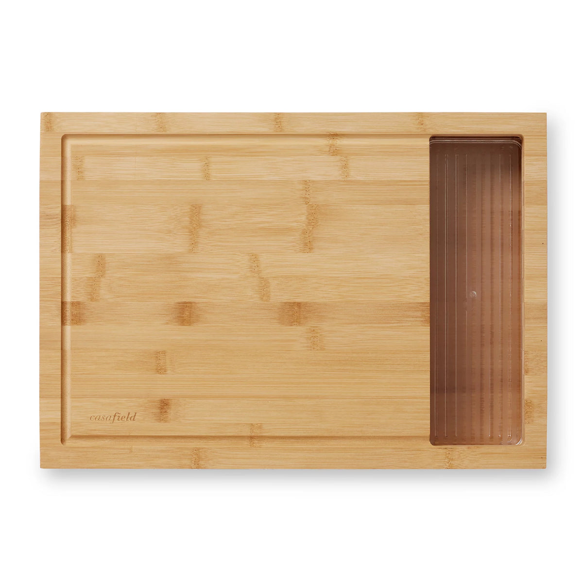 Bamboo Cutting Board with 4 Storage Trays and Lids L822